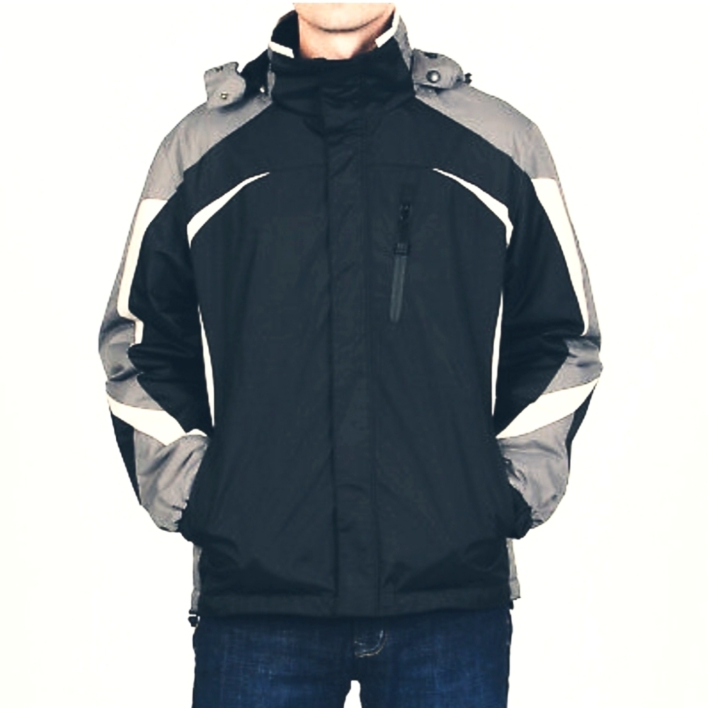 Chaps Mens Zip front Fleece lined Winter Jacket.